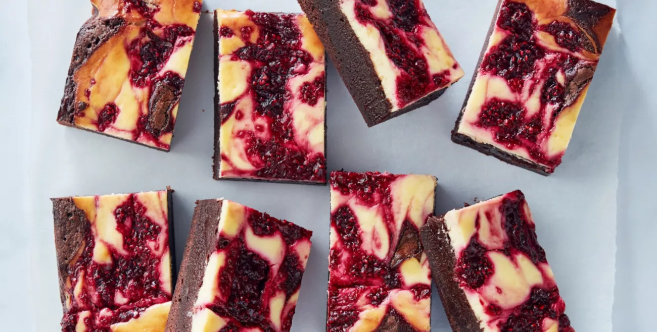 Raspberry Cheesecake Brownies